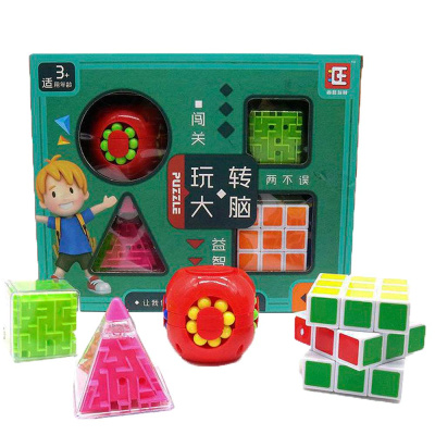 Набор классических головоломок 4 штуки Junfa 460000022 в ассортименте 1